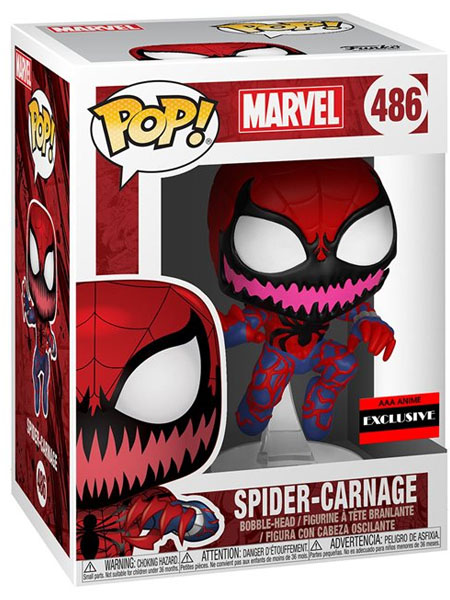 Funko POP #486 Marvel Spider-Carnage Exclusive Figure